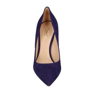 Deimille Deep Purple Suede Heels